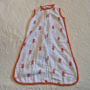 Aden and Anais Small 10-18 lbs Mod About Baby Fish sleeping bag muslin Guc